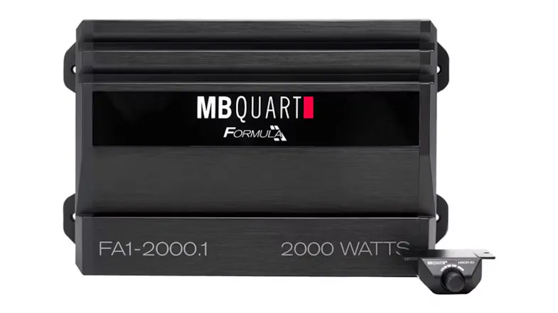 MB Quart FA1-2000.1 Formula Series 2000W Mono Car Audio Amplifier MB Quart FA1-2000.1 Formula Series 2000W Mono Car Audio Amplifier