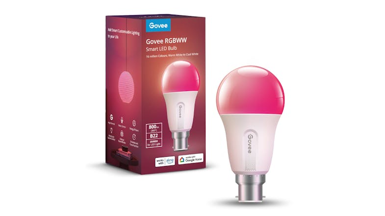 Govee B22 Smart LED Lightbulb with Wi-fi, Bluetooth Connectivity Govee B22 Smart LED Lightbulb with Wi-fi, Bluetooth Connectivity
