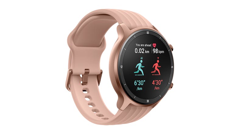 Ryze Flex SmartWatch - Rose Gold Case with Pink/White Band (Bluetooth) Ryze Flex SmartWatch - Rose Gold Case with Pink/White Band (Bluetooth)