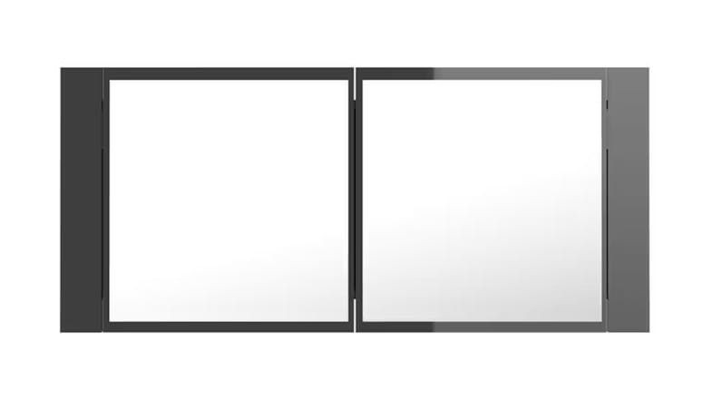 NNEVL LED Backlit Bathroom Mirror Cabinet in 100 x 12 x 45cm NNEVL LED Backlit Bathroom Mirror Cabinet in 100 x 12 x 45cm