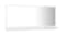 NNEVL Bathroom Mirror w/ Built-In Shelf 80 x 10.5 x 37cm - Gloss White NNEVL Bathroom Mirror w/ Built-In Shelf 80 x 10.5 x 37cm - Gloss White