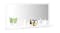 NNEVL Bathroom Mirror w/ Built-In Shelf 80 x 10.5 x 37cm - Gloss White NNEVL Bathroom Mirror w/ Built-In Shelf 80 x 10.5 x 37cm - Gloss White