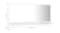 NNEVL Bathroom Mirror w/ Built-In Shelf 80 x 10.5 x 37cm - Gloss White NNEVL Bathroom Mirror w/ Built-In Shelf 80 x 10.5 x 37cm - Gloss White