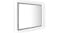 NNEVL LED Backlit Bathroom Mirror in 60 x 8.5 x 37cm concrete grey frame NNEVL LED Backlit Bathroom Mirror in 60 x 8.5 x 37cm concrete grey frame