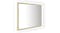 NNEVL LED Backlit Bathroom Mirror in 60 x 8.5 x 37cm Sonoma oak frame NNEVL LED Backlit Bathroom Mirror in 60 x 8.5 x 37cm Sonoma oak frame