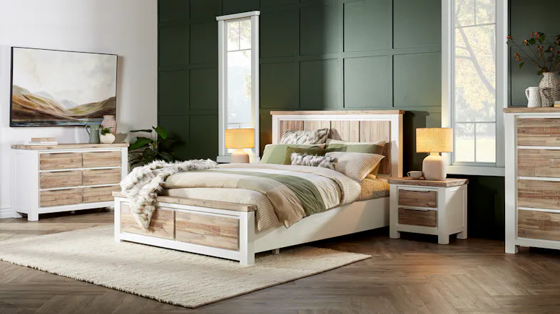 Homestead 2 Drawer Bedside Table Homestead 2 Drawer Bedside Table
