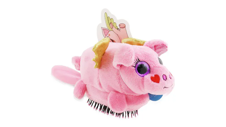 Wet Brush Plush Brush - # Flying Pig - 1pc Wet Brush Plush Brush - # Flying Pig - 1pc