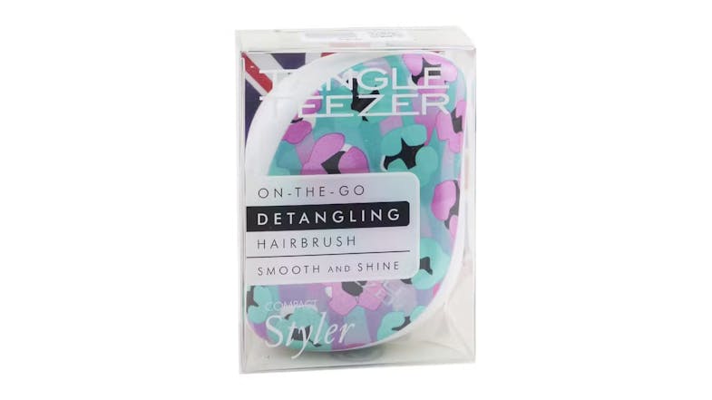 Tangle Teezer Compact Styler On-The-Go Detangling Hair Brush - # Ultra Mint Pink - 1pc Tangle Teezer Compact Styler On-The-Go Detangling Hair Brush - # Ultra Mint Pink - 1pc