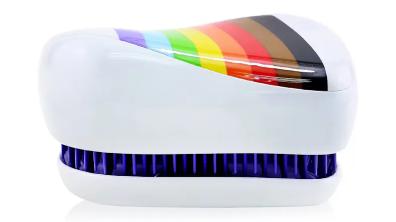 Tangle Teezer Compact Styler On-The-Go Detangling Hair Brush - # Pride Rainbow - 1pc Tangle Teezer Compact Styler On-The-Go Detangling Hair Brush - # Pride Rainbow - 1pc