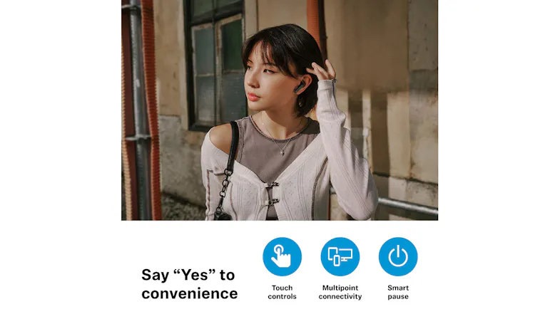 Sennheiser ACCENTUM Open True Wireless In-Ear Headphones - Black (700430) Sennheiser ACCENTUM Open True Wireless In-Ear Headphones - Black (700430)