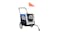 NNEVL 2-In-1 Pet Bike Trailer/Pet Jogging Stroller - White/Blue NNEVL 2-In-1 Pet Bike Trailer/Pet Jogging Stroller - White/Blue