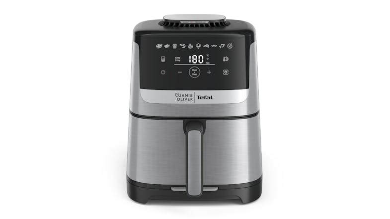 Jamie Oliver by Tefal Quiet & Easy 5L Air Fryer - Stainless Steel (EY55JD) Jamie Oliver by Tefal Quiet & Easy 5L Air Fryer - Stainless Steel (EY55JD)