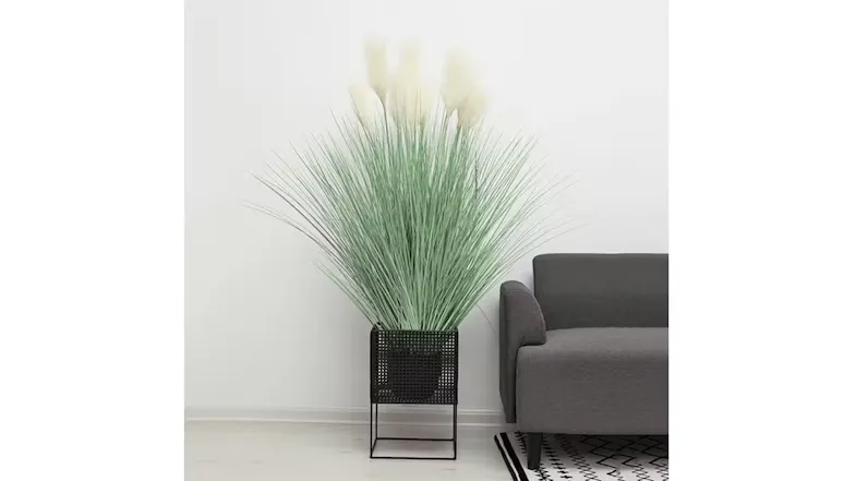 Soga Artificial Potted Bulrush Grass 137cm Soga Artificial Potted Bulrush Grass 137cm