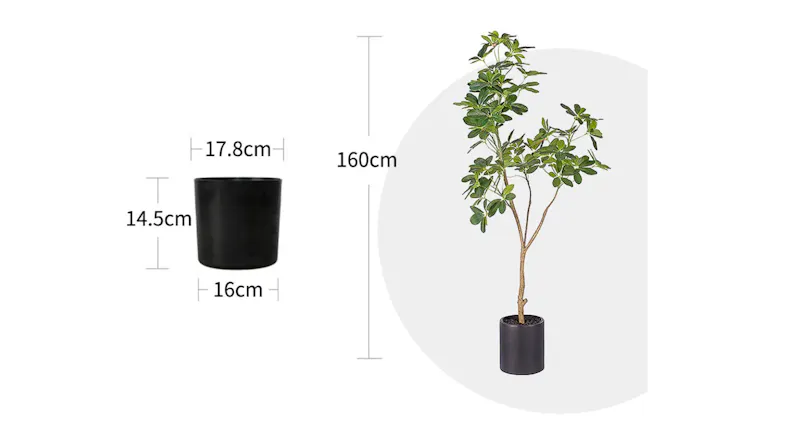 Soga Artificial Schefflera Plant 160cm Soga Artificial Schefflera Plant 160cm