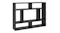 Angled side view of the NNEVL display wall shelf, highlighting its depth and 7 cubbies Angled side view of the NNEVL display wall shelf, highlighting its depth and 7 cubbies