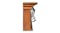 NNEVL Wall-Mountable Coat Rack 100 x 10 x 20cm - Teak Wood NNEVL Wall-Mountable Coat Rack 100 x 10 x 20cm - Teak Wood