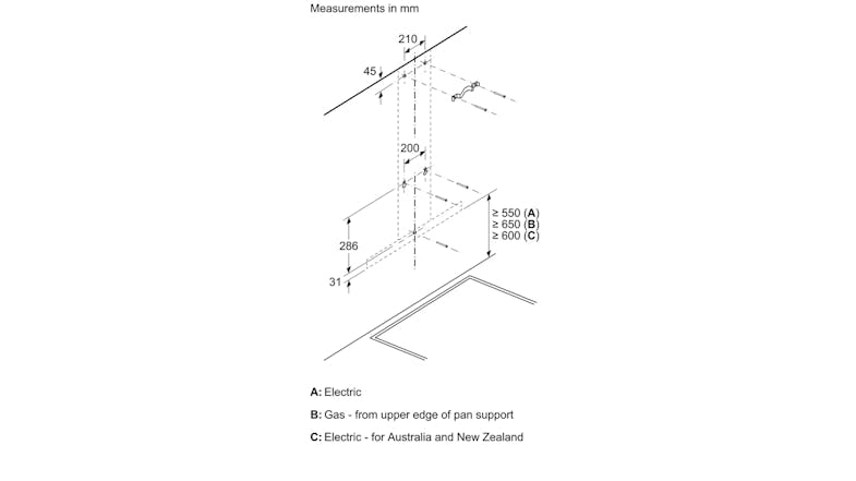 Bosch 90cm Wall Mounted Rangehood - Stainless Steel (Series 4/DWB97DM50A) Bosch 90cm Wall Mounted Rangehood - Stainless Steel (Series 4/DWB97DM50A)