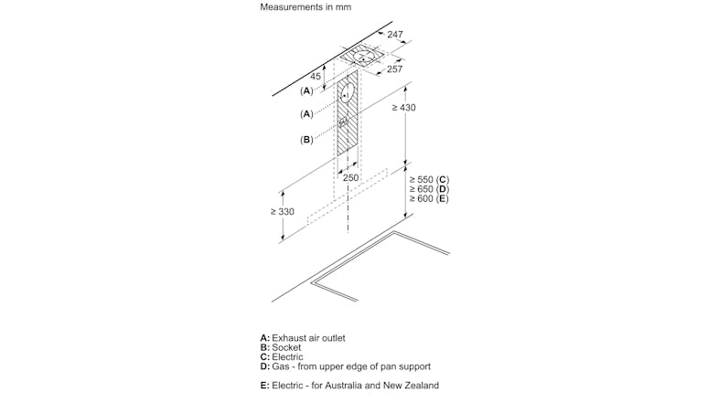 Bosch 90cm Wall Mounted Rangehood - Stainless Steel (Series 4/DWB97DM50A) Bosch 90cm Wall Mounted Rangehood - Stainless Steel (Series 4/DWB97DM50A)