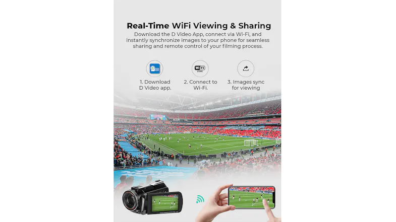 Enkel VisionPro 4k Video Camera - Black Enkel VisionPro 4k Video Camera - Black