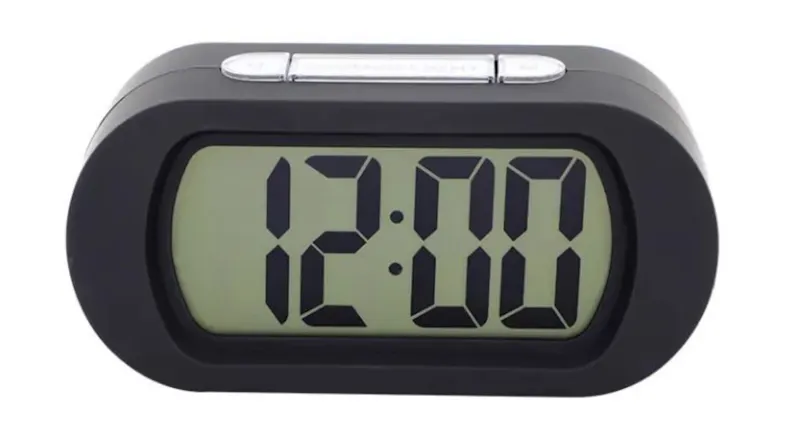 Olympic Silicone Digital Alarm Clock - Black Olympic Silicone Digital Alarm Clock - Black