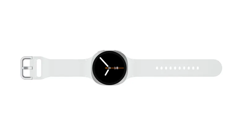 Samsung Galaxy Watch8 Smartwatch - Silver Case with White Band (40mm Case, GPS, Bluetooth) Samsung Galaxy Watch8 Smartwatch - Silver Case with White Band (40mm Case, GPS, Bluetooth)
