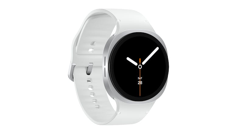 Samsung Galaxy Watch8 Smartwatch - Silver Case with White Band (44mm Case, Cellular & GPS, Bluetooth) Samsung Galaxy Watch8 Smartwatch - Silver Case with White Band (44mm Case, Cellular & GPS, Bluetooth)