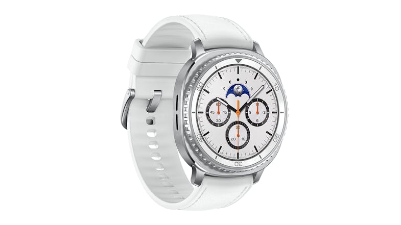 Samsung Galaxy Watch8 Classic Smartwatch - White Case with White Band (46mm Case, GPS, Bluetooth) Samsung Galaxy Watch8 Classic Smartwatch - White Case with White Band (46mm Case, GPS, Bluetooth)