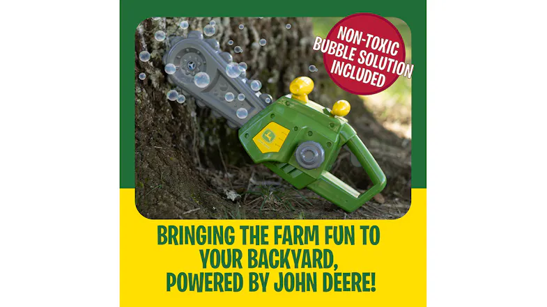 John Deere KIDS Toy Chainsaw with Bubble Blower John Deere KIDS Toy Chainsaw with Bubble Blower