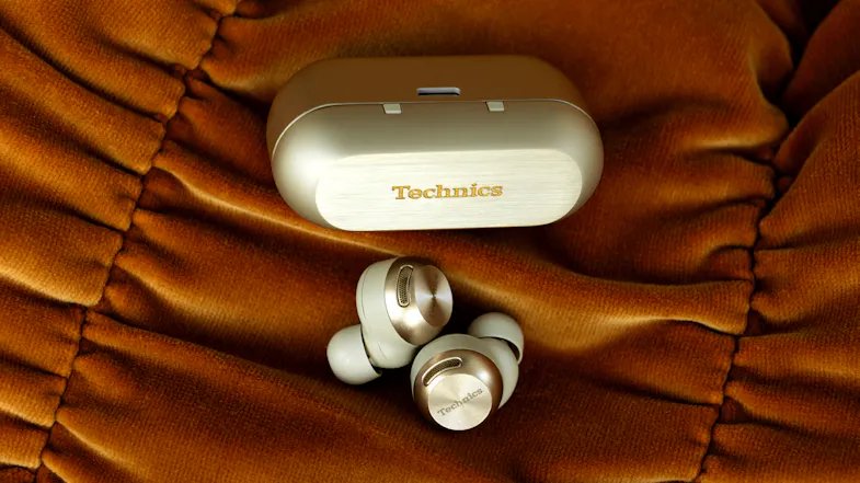 Technics EAH-AZ100 Adaptive Noise Cancelling True Wireless In-Ear Headphones - Champagne Technics EAH-AZ100 Adaptive Noise Cancelling True Wireless In-Ear Headphones - Champagne