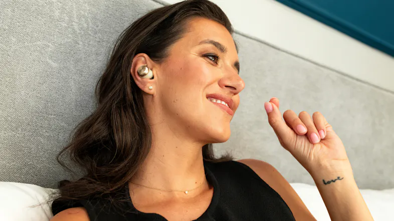 Technics EAH-AZ100 Adaptive Noise Cancelling True Wireless In-Ear Headphones - Champagne Technics EAH-AZ100 Adaptive Noise Cancelling True Wireless In-Ear Headphones - Champagne