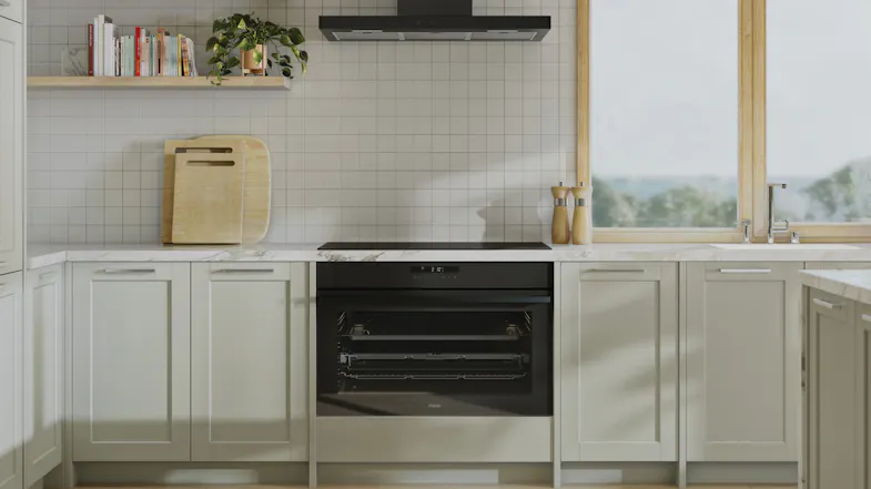 Haier 90cm Smart Built-In Large Oven with 16 Functions - Black (HWO90S16TB3) Haier 90cm Smart Built-In Large Oven with 16 Functions - Black (HWO90S16TB3)