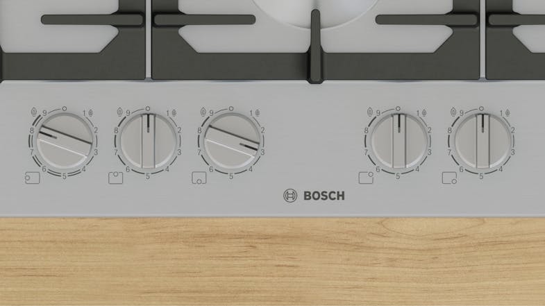 Bosch 75cm 5 Burner Gas Cooktop - Stainless Steel (PCS7A5I90A) Bosch 75cm 5 Burner Gas Cooktop - Stainless Steel (PCS7A5I90A)