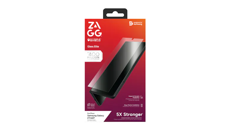 Zagg Glass Elite Screen Protector for Samsung Galaxy Z Fold7 - Clear (200114460) Zagg Glass Elite Screen Protector for Samsung Galaxy Z Fold7 - Clear (200114460)