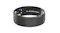 Close-up of the Ultrahuman Ring Air in matte grey, showing inner sensors and branding Close-up of the Ultrahuman Ring Air in matte grey, showing inner sensors and branding