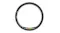 Top-down view of a smart ring, highlighting circular design and visible internal sensors Top-down view of a smart ring, highlighting circular design and visible internal sensors