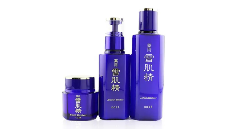 Kose Sekkisei Excellent Kit I: Lotion Excellent 200ml + Emulsion Excellent 140ml + Cream Excellent 50g - 3pcs Kose Sekkisei Excellent Kit I: Lotion Excellent 200ml + Emulsion Excellent 140ml + Cream Excellent 50g - 3pcs