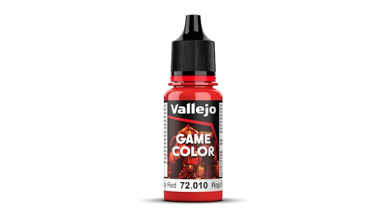 Vallejo Game Colour Paint 18ml - Bloody Red Vallejo Game Colour Paint 18ml - Bloody Red