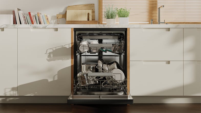 Haier 15 Place Setting Smart Freestanding Dishwasher - Black (HDW15F4B1) Haier 15 Place Setting Smart Freestanding Dishwasher - Black (HDW15F4B1)