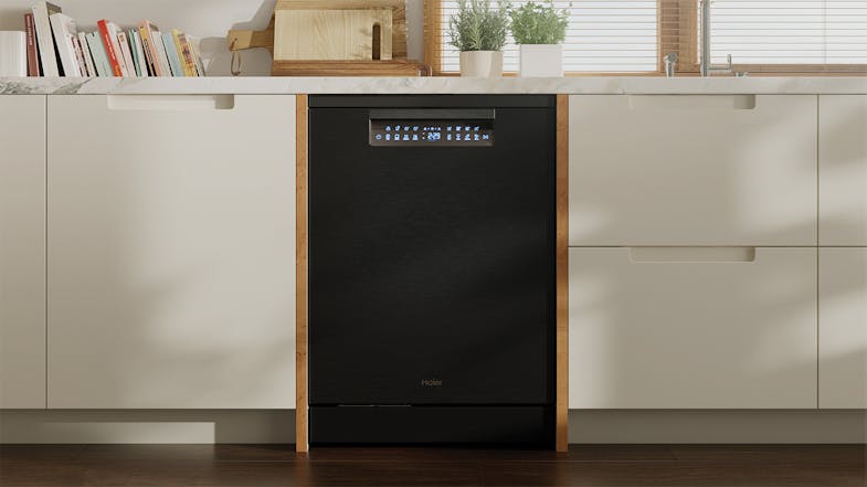 Haier 15 Place Setting Smart Freestanding Dishwasher - Black (HDW15F4B1) Haier 15 Place Setting Smart Freestanding Dishwasher - Black (HDW15F4B1)