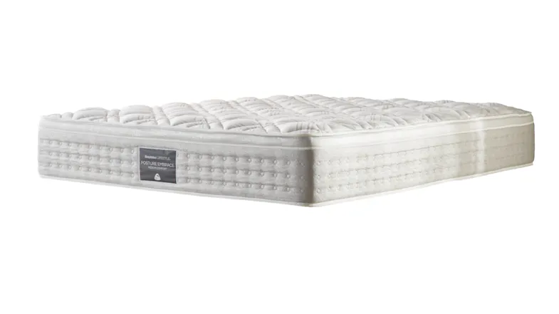 Posture Embrace Medium Queen Mattress with Black High Profile Queen Base by SleepMaker Posture Embrace Medium Queen Mattress with Black High Profile Queen Base by SleepMaker