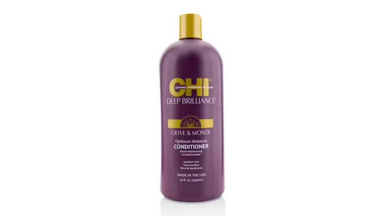 CHI Deep Brilliance Olive and Monoi Optimum Moisture Conditioner - 946ml/32oz CHI Deep Brilliance Olive and Monoi Optimum Moisture Conditioner - 946ml/32oz