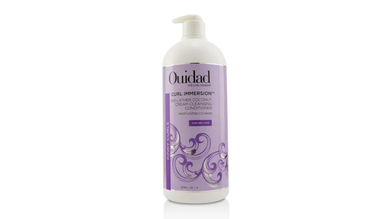 Ouidad Curl Immersion No-Lather Coconut Cream Cleansing Conditioner (Kinky Curls) - 1000ml/33.8oz Ouidad Curl Immersion No-Lather Coconut Cream Cleansing Conditioner (Kinky Curls) - 1000ml/33.8oz