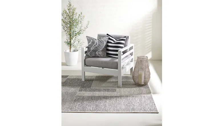 Contours Outdoor Cushion - Black Contours Outdoor Cushion - Black