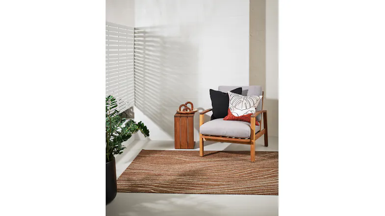 Liana Outdoor Cushion - Teak Liana Outdoor Cushion - Teak