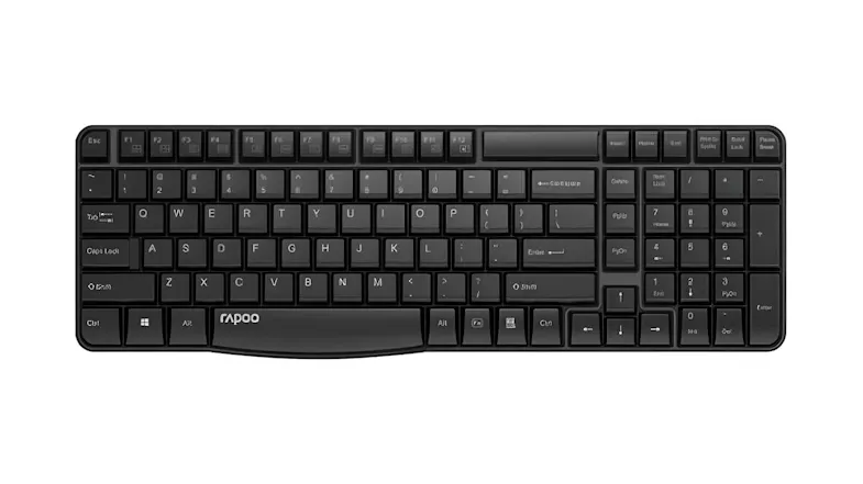Rapoo x1800S Wireless Keyboard & Mouse Set - Black Rapoo x1800S Wireless Keyboard & Mouse Set - Black