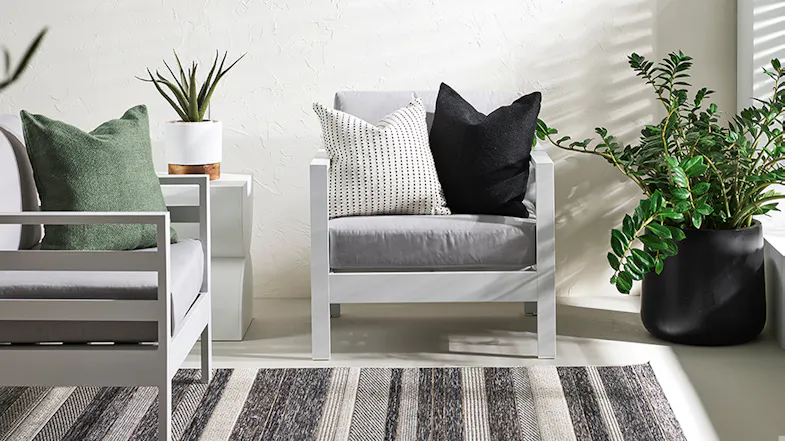 Southwold Outdoor Cushion - Black Southwold Outdoor Cushion - Black