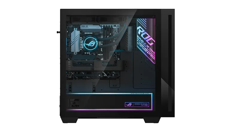Asus ROG Gaming Desktop - Intel Core Ultra 7 32GB-RAM 1TB-SSD NVIDIA GeForce RTX5070 12GB Graphics - Black (G700TF-07265F288W) Asus ROG Gaming Desktop - Intel Core Ultra 7 32GB-RAM 1TB-SSD NVIDIA GeForce RTX5070 12GB Graphics - Black (G700TF-07265F288W)