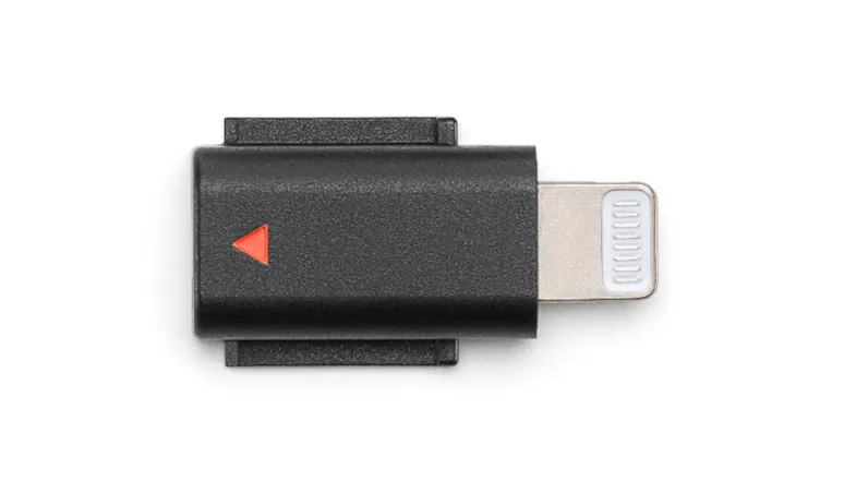 DJI Mic 3 Mobile Phone Adapter (Lightning) - Black DJI Mic 3 Mobile Phone Adapter (Lightning) - Black