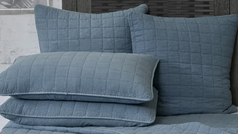 Parker Denim European Pillowcase by Luxotic Parker Denim European Pillowcase by Luxotic