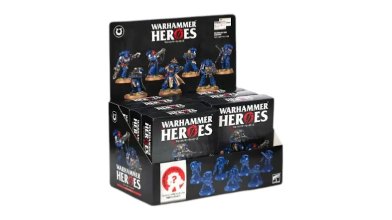 Warhammer Heroes Blind Box Display 8pcs. Warhammer Heroes Blind Box Display 8pcs.